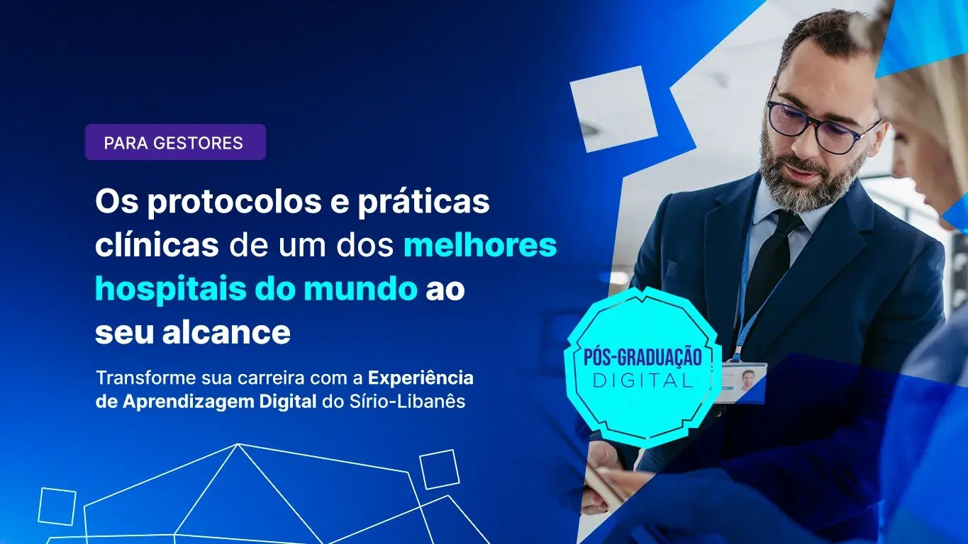 banner pagina de gestores, homem de terno e gravata com chacha mostrando informações para outra pessoa em um tablet